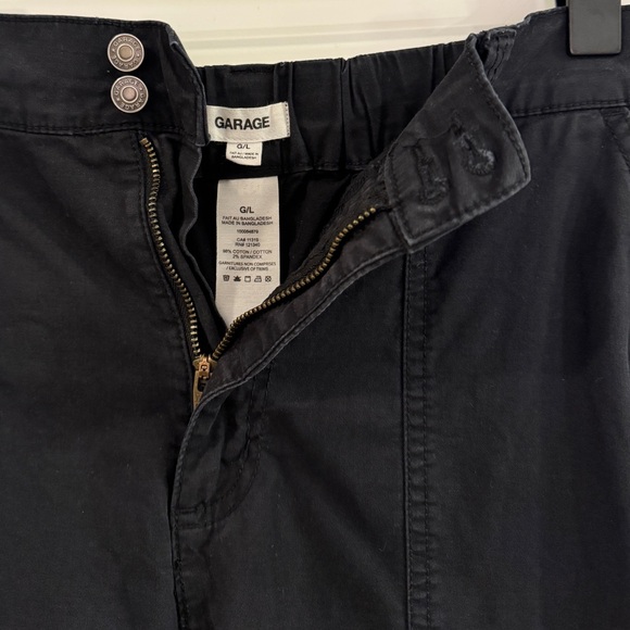 Garage Black Cargo Pants Size Large ✨ - Picture 6 of 9